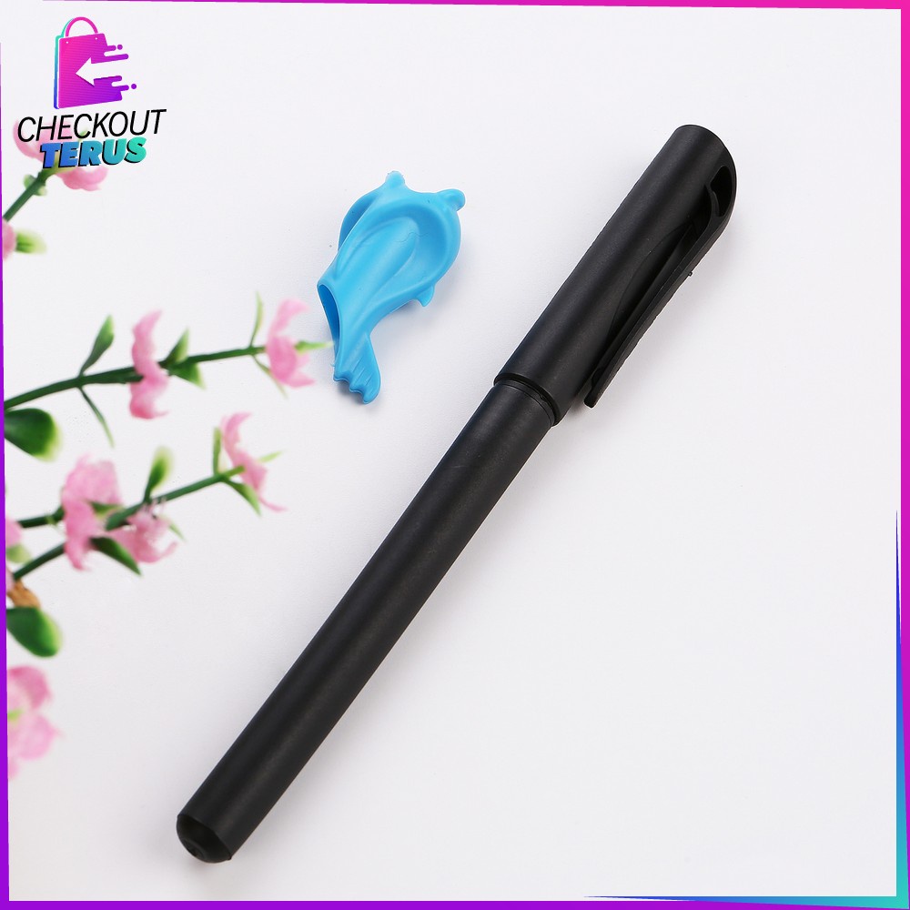 CT A45 Pulpen Hitam 0.7mm Motif Polos Tinta Hitam Alat Tulis Kantor Perlengkapan Sekolah Pens Black Simple Import