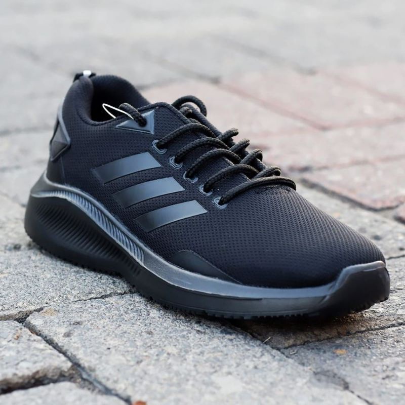BACK TOO SCHOLL SEPATU SEKOLAH / SEPATU ADIDAS FULL BLACK/ SEPATU OLAHRAGA/SEPATU SANTAI PRIA WANITA