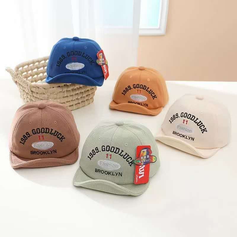 Topi Baseball Brooklyn Goodluck 1-3 Tahun Topi Bordir Lucu / Topi Squirrel Unisex CBKS VC