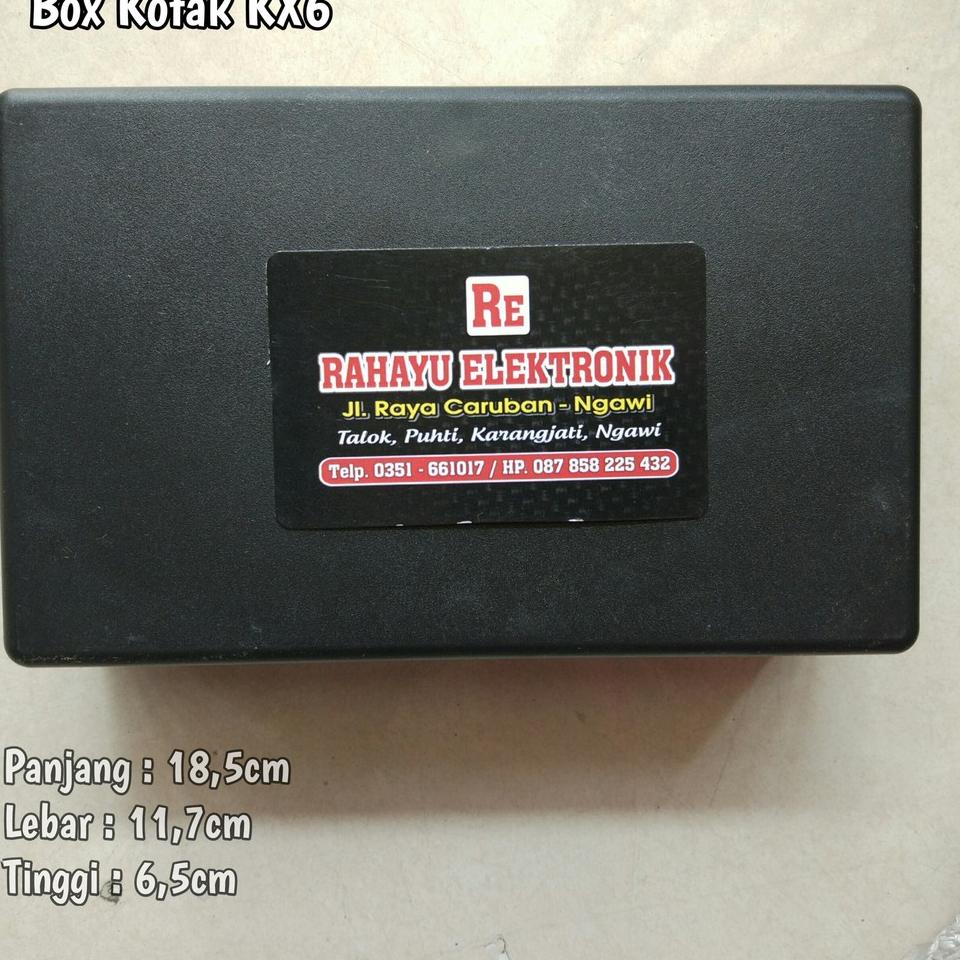 Bagus BOX KOTAK KX 6 / BOX PLASTIK HITAM X6