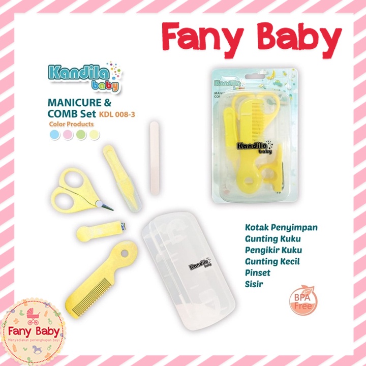 KANDILA BABY MANICURE &amp; COMB SET [ KDL008-3 ]