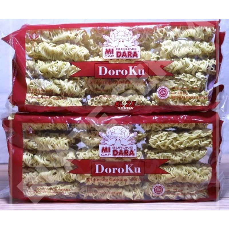 

Mie BURUNG DARA Doroku mie kering 600gr isi 15pcs