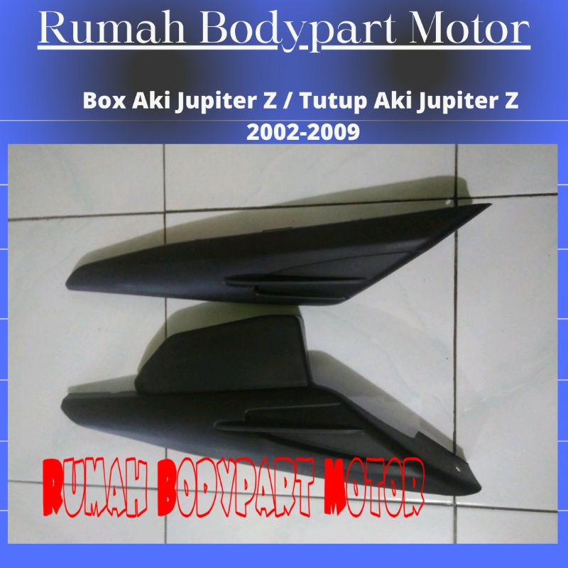 Box Samping Aki Jupiter Z 2002-2009 / Tutup Aki Jupiter Z Lama - Jupiter Z Hantu / Box Aki