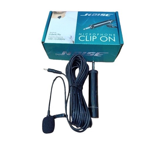 MICROPHONE KABEL CLIP ON NOISE MICROPHONE JEPIT BERGARANSI