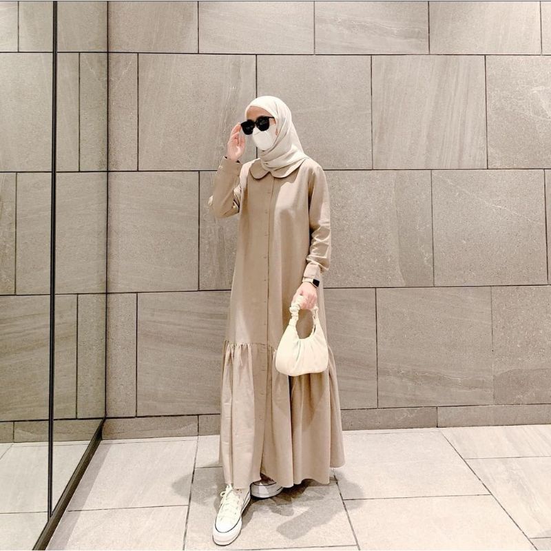 Luna Rayon Twill/Gamis Rayon Twill/Middi Dress Rayon Twill