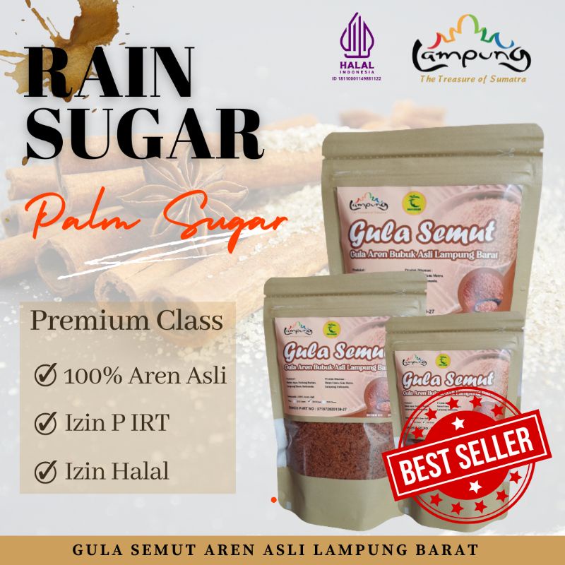 Gula Semut Aren Asli Lampung 250 Gram