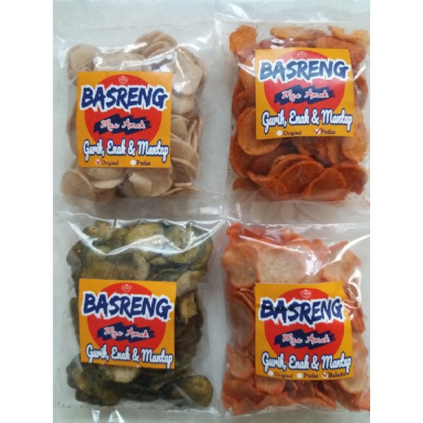 

Basreng / baso goreng "mas amak" All Varian rasa berat 120gr