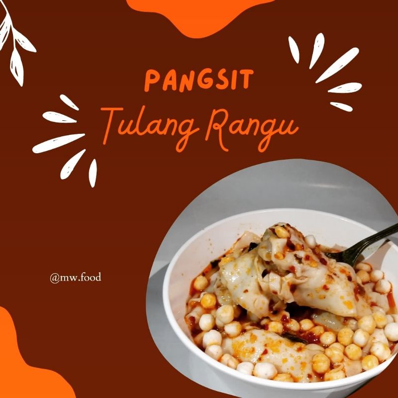

Pangsit Tulang Rangu Kuah/Goreng
