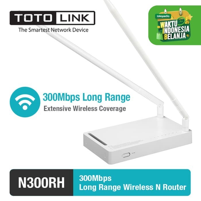 Router Totolink N300Rh - 300Mbps Long Range Wireless N Router
