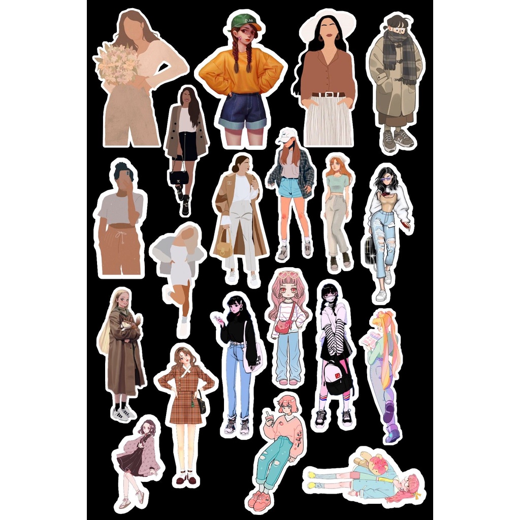 

Stiker Chibi #4 Cute Girl Boy Sticker Pack Paper Dress Up Cartoon Character / Stiker Lucu Cewek Cowok Korea / Stiker Chibi Girl Life | Stiker Handphone Chibi Girl , Jurnal Chibi Girl , Tumblr Chibi Girl , MOBILE STICKER, CUTE STICKER