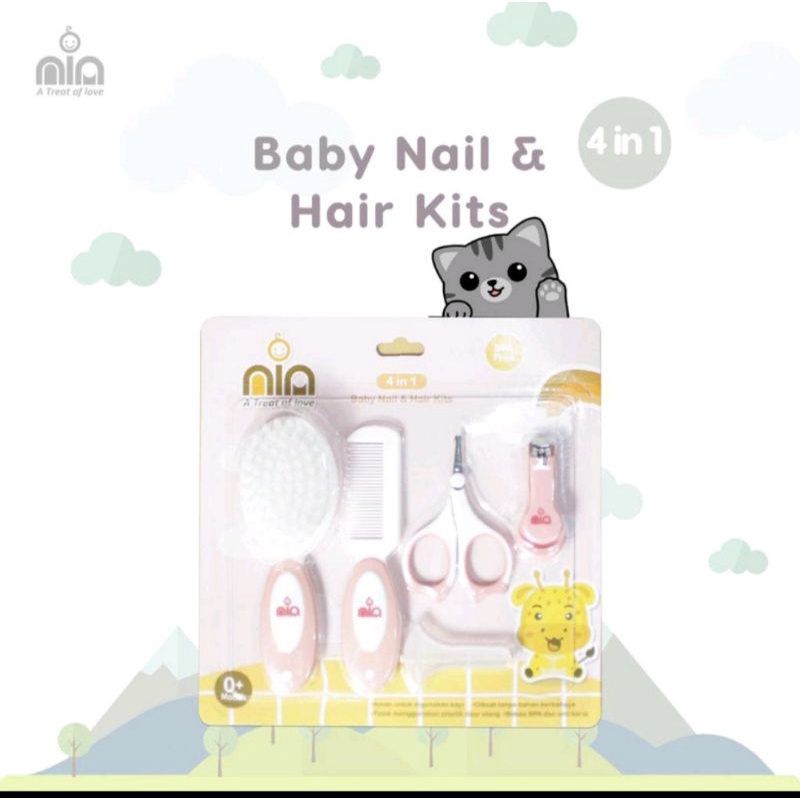 Set Manicure Gunting Kuku dan Sisir Bayi NIA