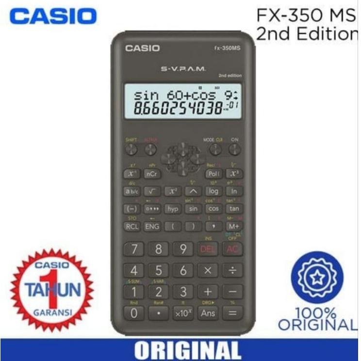 

CASIO FX-350MS - Scientific Kalkulator VLL7K8845