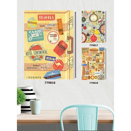 

Buku Tulis / Notebook / B5 / Hardcover / Vintage Travels