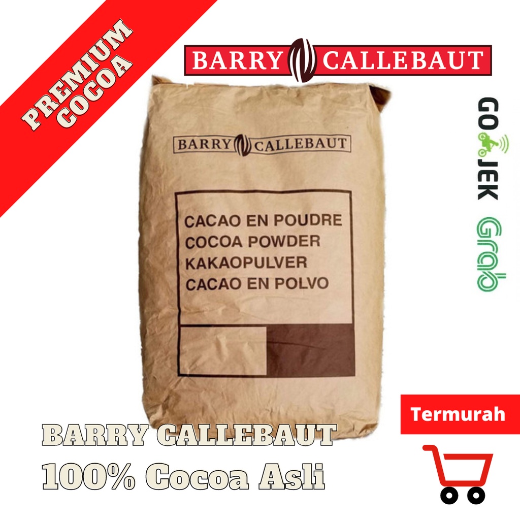 PURE COCOA POWDER BARRY CALLEBAUT. BUBUK COKLAT MURNI 760 1 kg