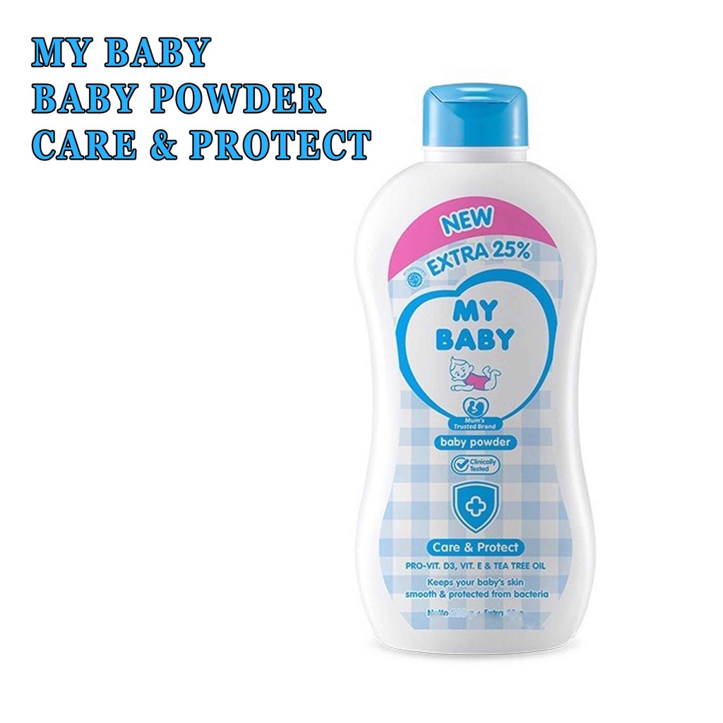 My Baby* Bedak Tabur* Baby Powder* Care &amp; Protect* 100g