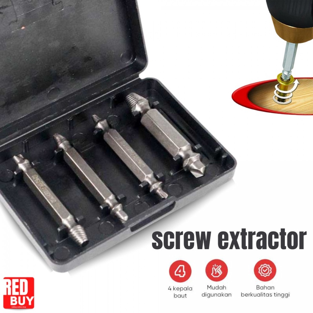 Screw Extractor Baja Broken Striped Taffware Screw Remover S2