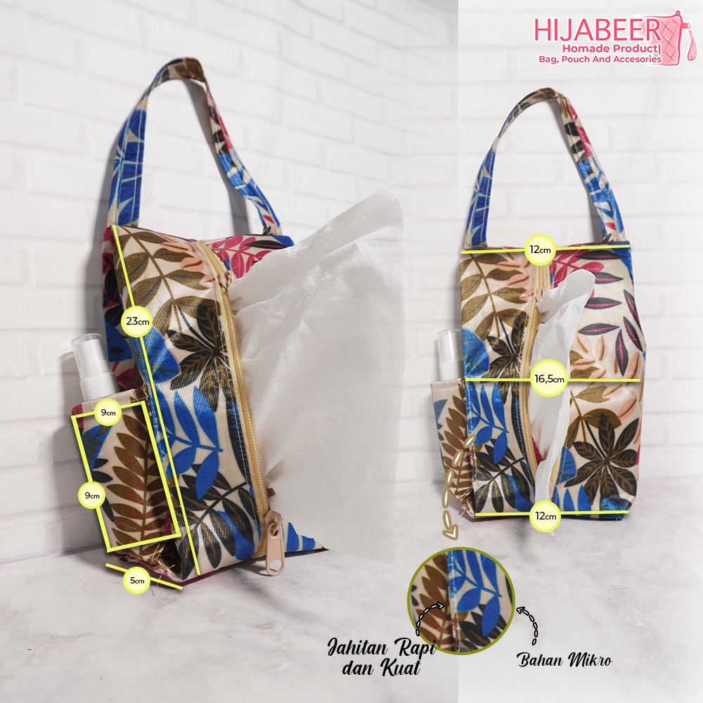 Pouch Tissue 2 IN 1 Tissu Kering Handsanitizer