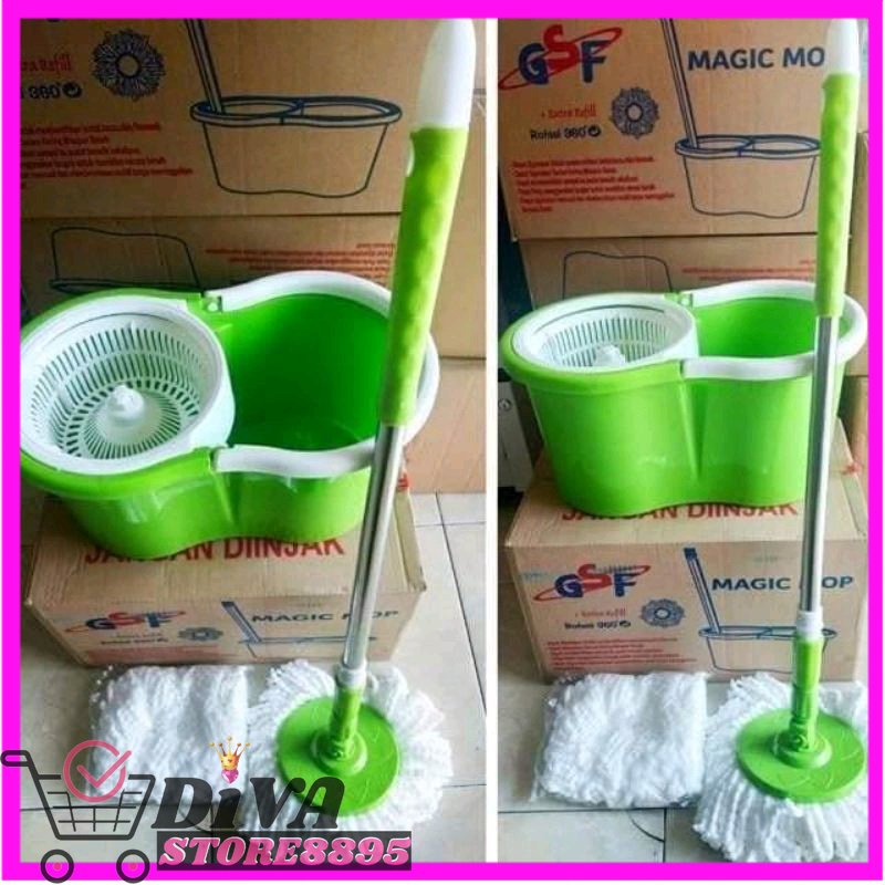 Magic mop GSF pel multifungsi gsf ALAT PEL PEMBERSIH LANTAI PUTARAGIC MOP-SPIN MOP GSF-MAGIC MOP GSF MURAH divastore