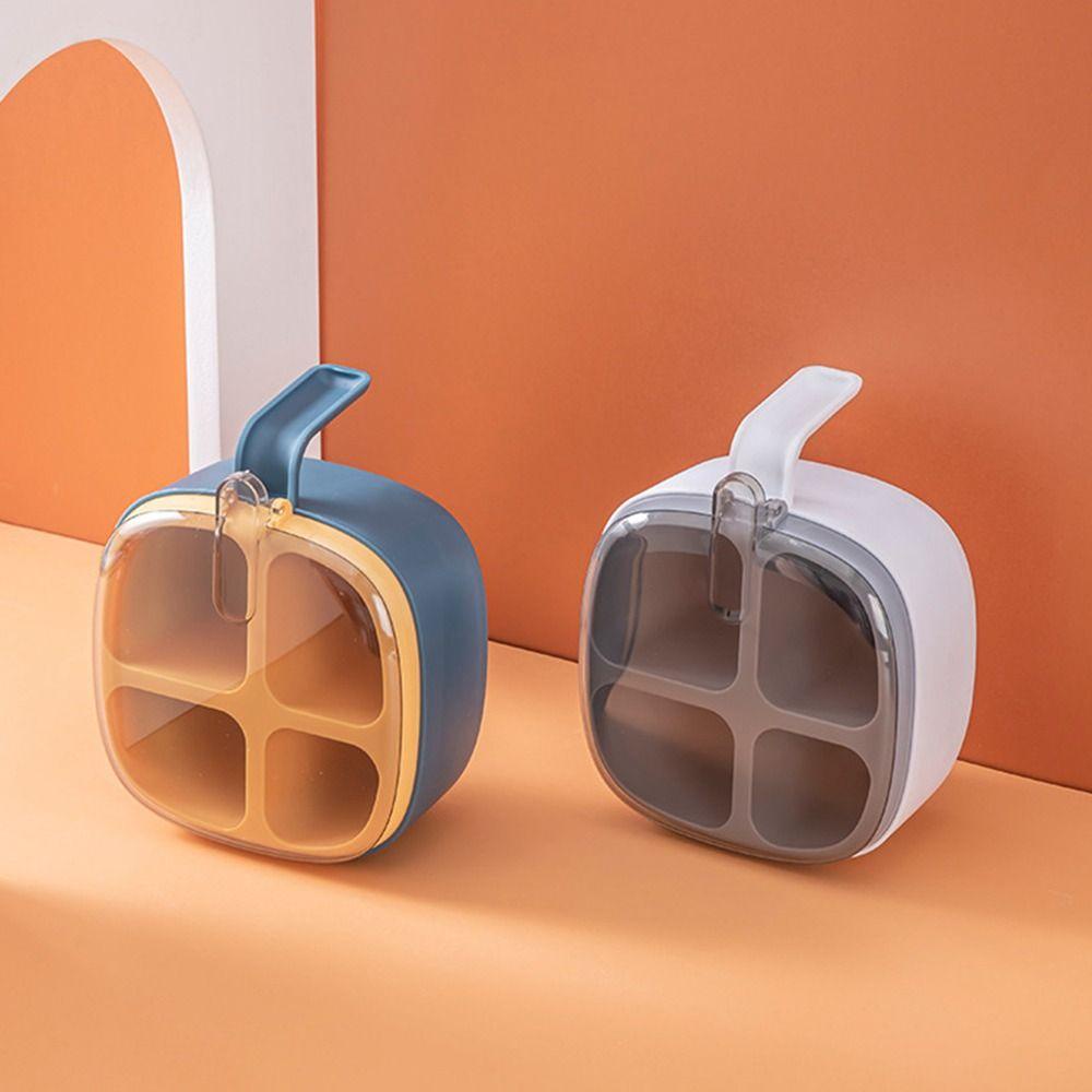 [Elegan] Toples Bumbu Lada Dapur Storage Organizer Wadah Bumbu Anti Lembab Plastik