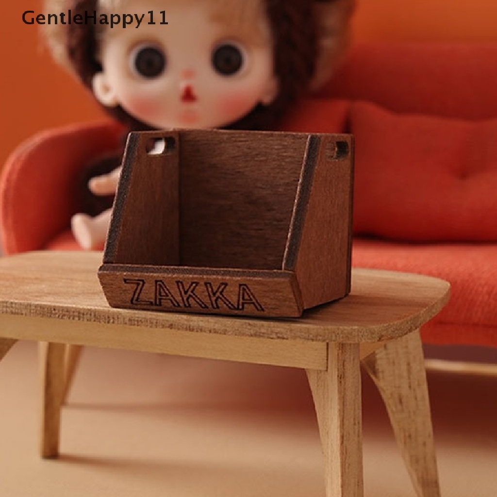 Gentlehappy 1Pc 1: 12rumah Boneka Miniatur Keranjang Penyimpanan Buku Makanan Buah Model Penyimpanan Dekorasi Dapur Rumah Mainan id