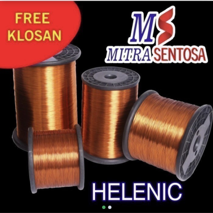 Kawat Tembaga Enamel Helenic 0.75 Copper Email Dinamo Helenik 0,75