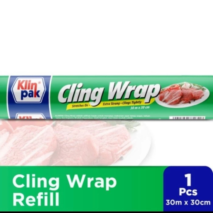Cling Wrap Klin Pak 30 M x 30 CM Pembungkus Makanan Plastic Wrap