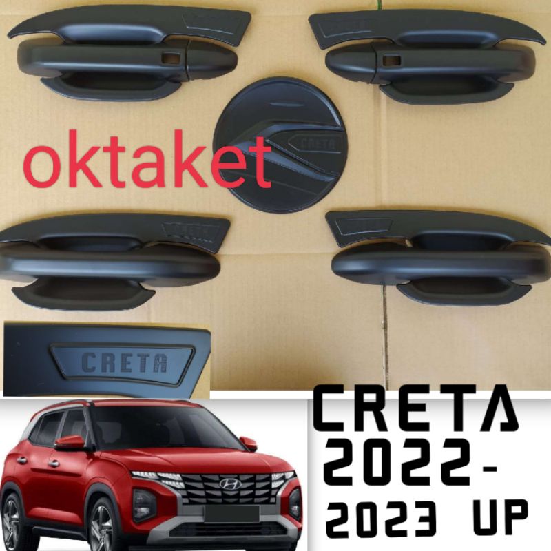 paket outer handle tank cover Hyundai Creta 2022 2023 hitam dop