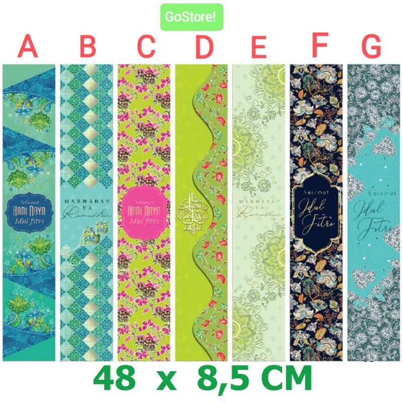 

Paper Belt Lebaran / Pita Idul Fitri / Box Kue Hari Raya / Pita Parsel Ramadhan