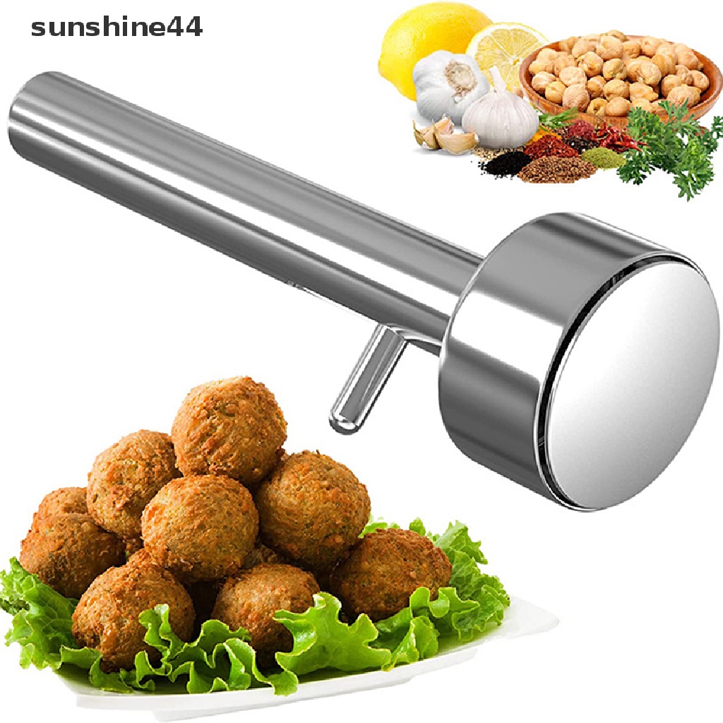 Sunshine New Alat Pembuat Bakso Besar Falafel Bola Membuat Scoop Cetakan Alat Pres Daging.