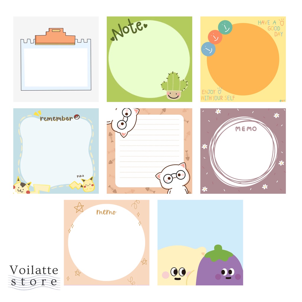 

RKP010 - [50 Lembar] Memopad / Memo Simple / Memo Lucu / Kertas Catatan / Pengingat / Memo Hvs