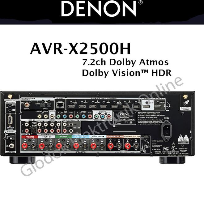 Denon Avr-X2500 H / Avrx2500 Harga Murah Garansi Resmi