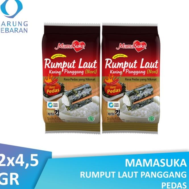 

Bayar Di Tempat ' Mamasuka Rumput Laut Panggang Spicy (Isi 2 Pcs) ♒