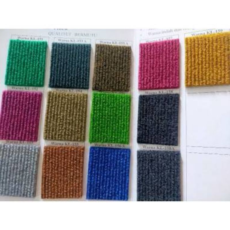 KARPET BLUDRU MOTIF SALUR GARIS-GARIS TEBAL 5ml. AWET KARPET SALUR GARIS GARIS LEBAR 2M PERPANJAG 50