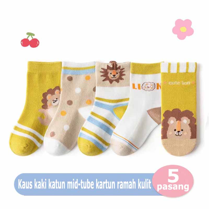 Produk (0-4 Tahun）WZ011 Kaos Kaki Anak Bayi Panjang Motif Lucu /Socks Import