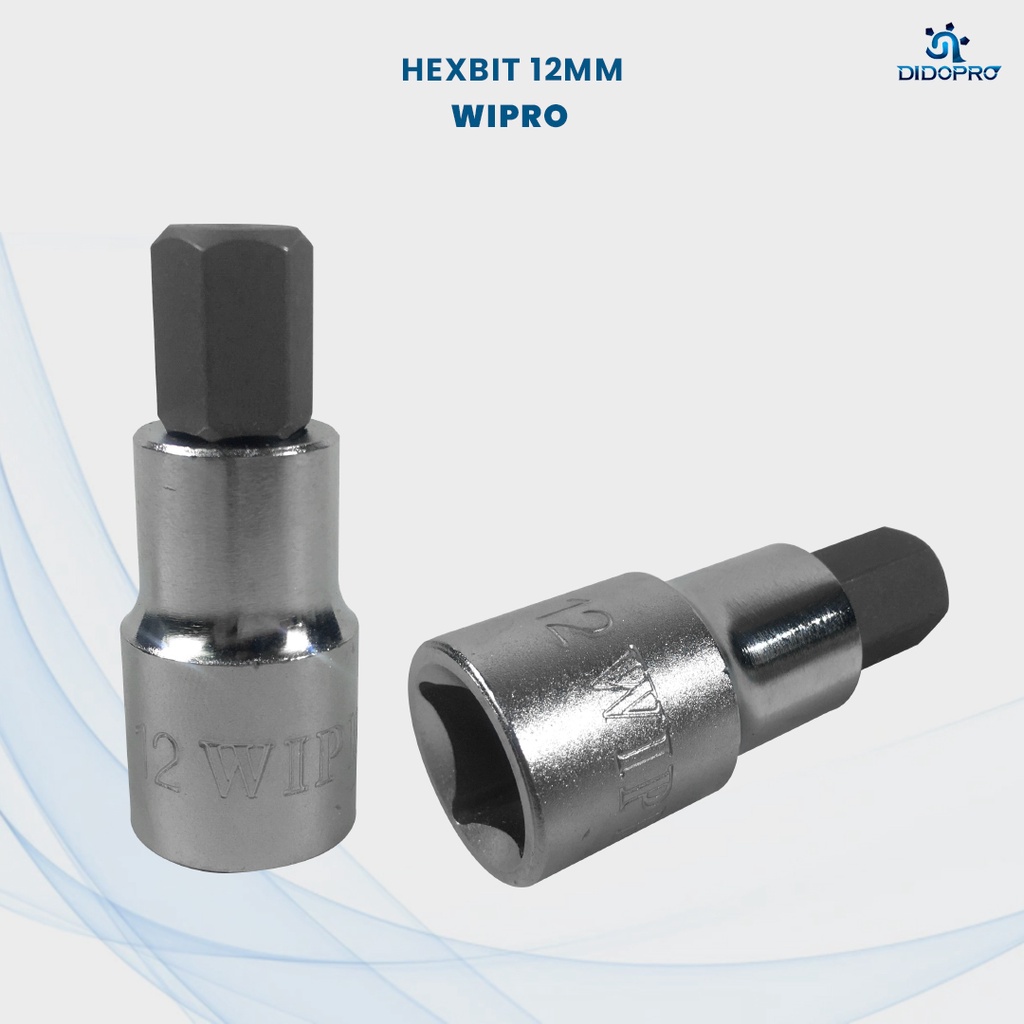 HEX BIT SOCKET 1/2&quot; WIPRO 12 x 55 MM