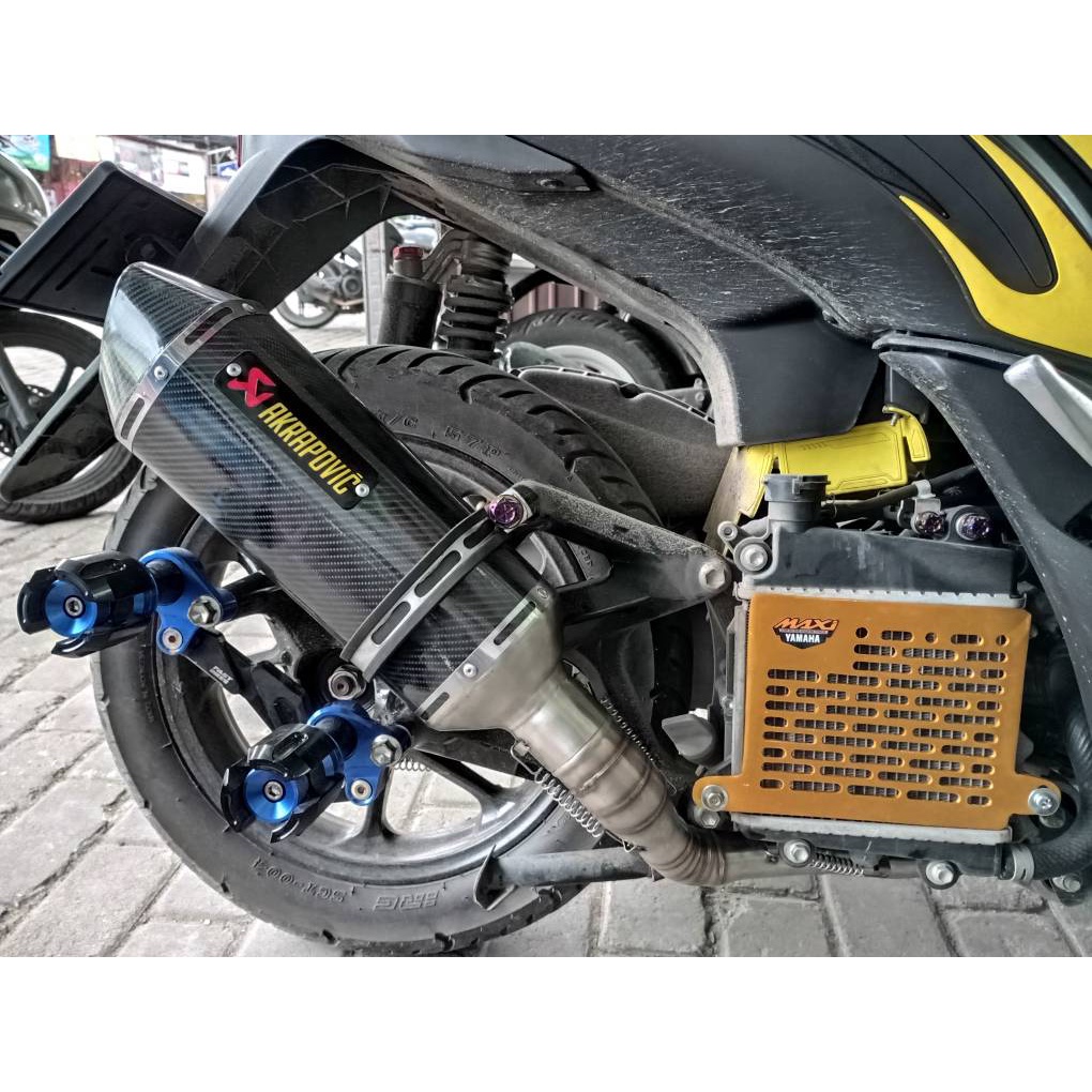 Knalpot Akrapovic Layang Evo Pcx Adv Vario 160 150 125 110 New Keyless Led Fi Techno Bohlam Beat Del