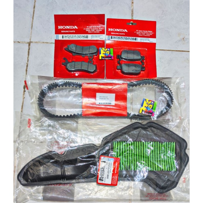kampas rem belakang depan Filter udara Vbelt K97 Honda ADV 150 cbs PCX 150 CBS Lokal pcx150 adv150 S