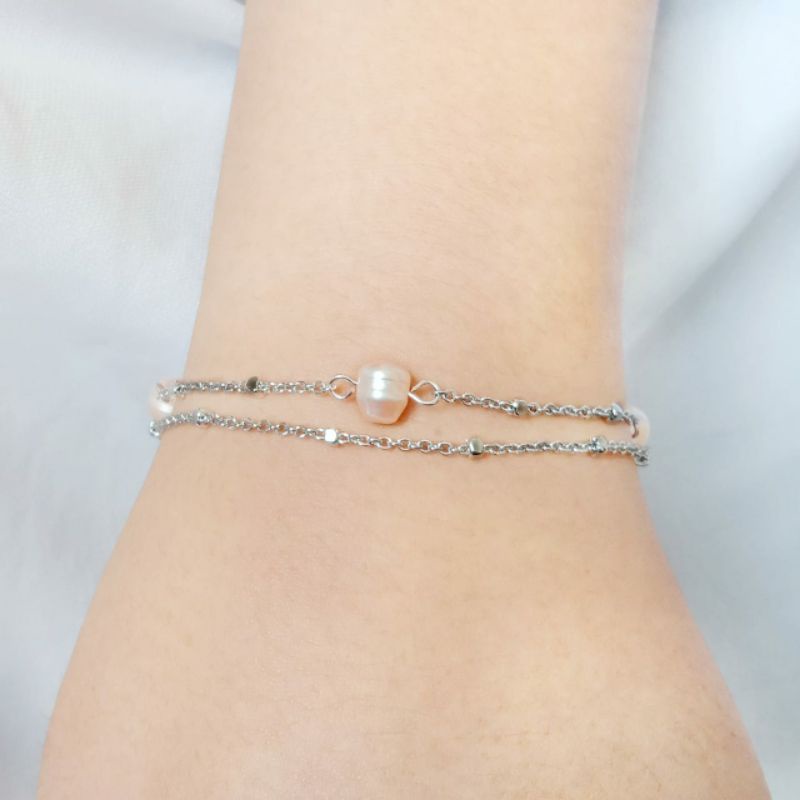 Gelang Mutiara Air Tawar Original