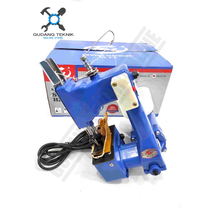 Mesin Jahit Karung Goni Listrik HL9-2 H&amp;L / Electric Sack Sewing Machine Mesin Jahit Kantong Beras Semen HL 92 HNL