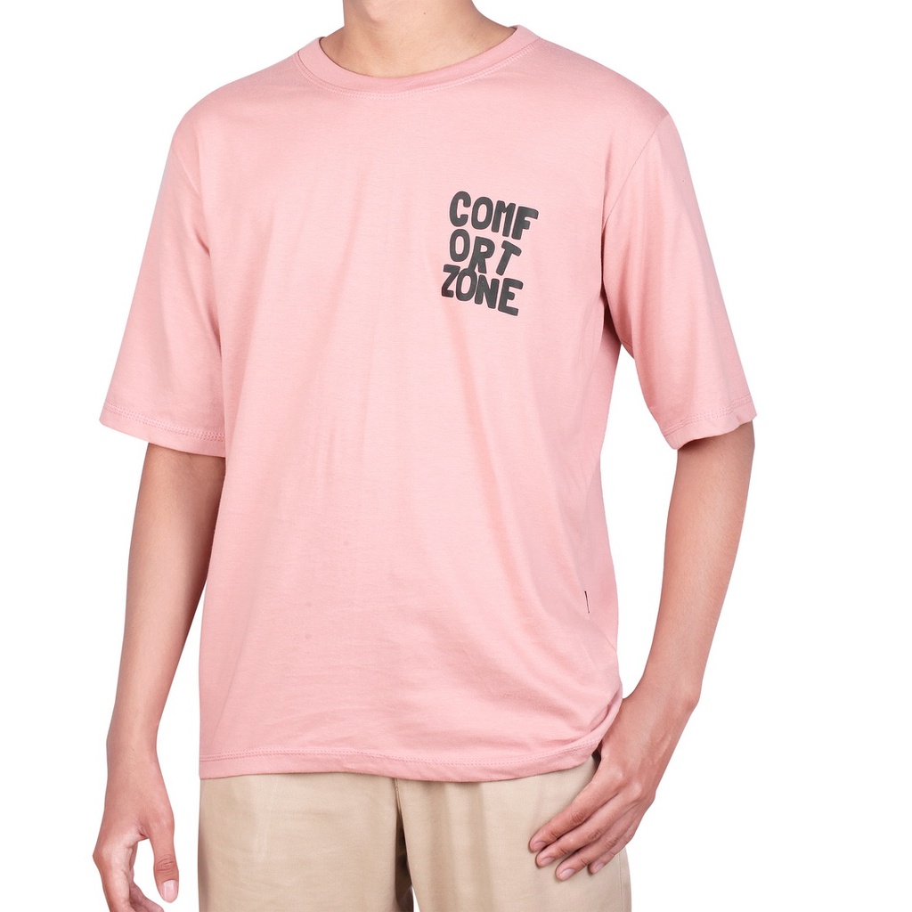Kaos T-shirt Oversize Comfort Zone Kaos Pria Wanita