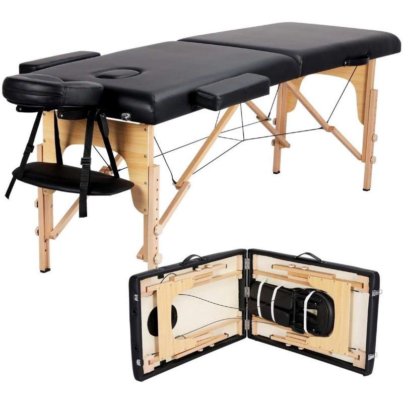 bed lipat ranjang facial massage kaki kayu