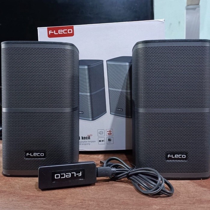 COD SPEAKER BLUETOOTH KOMPUTER/LAPTOP/HP/ FLECO F-539BT / SPEAKER AKTIF KOMPUTER FLECO F-539BT SUPER BASS