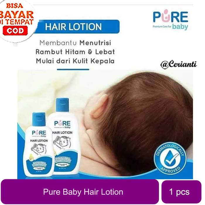 [80ML 230ml | HAIR LOTION BAYI] [BPOM] Pure Baby BB Hair Lotion | Losion Rambut Bayi 80ML