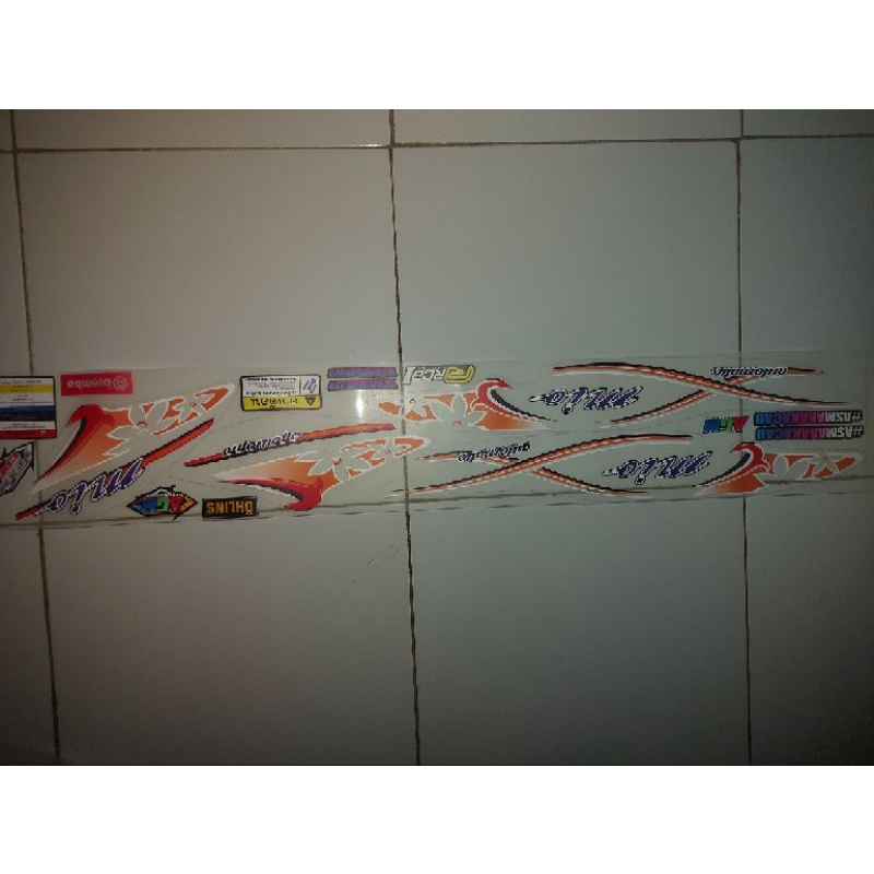STIKER STRIPING MIO SPORTY TRANSPARAN  / MIO SMILE STIKER MOTOR MIO