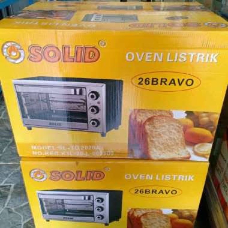 SOLID Oven Listrik 26 Liter SL-TO2020A 26BRAVO