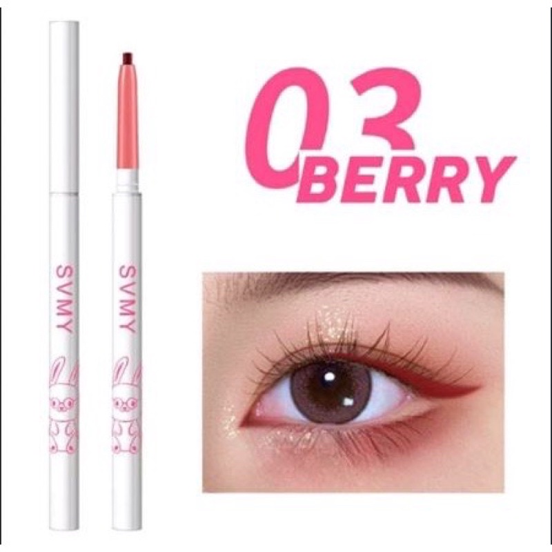 SVMY Eyeliner Mata Pink White Twisted Waterproof Tahan Air