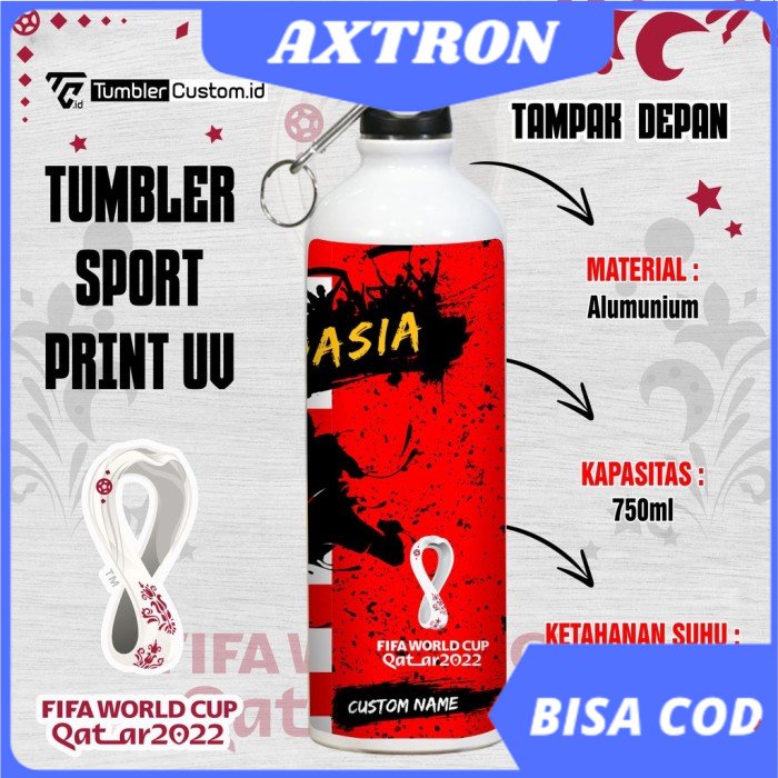 TUMBLER PIALA DUNIA KROASIA WORLD CUP TUMBLERCUSTOM