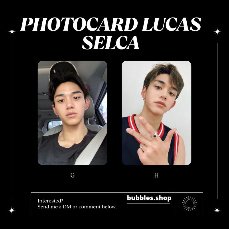 PHOTOCARD UNOFFICIAL LUCAS WAYV SELCA