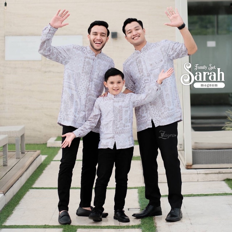 SARAH FAMILY SET (KOKO DEWASA & KOKO ANAK) BY ZAYRA HIJAB