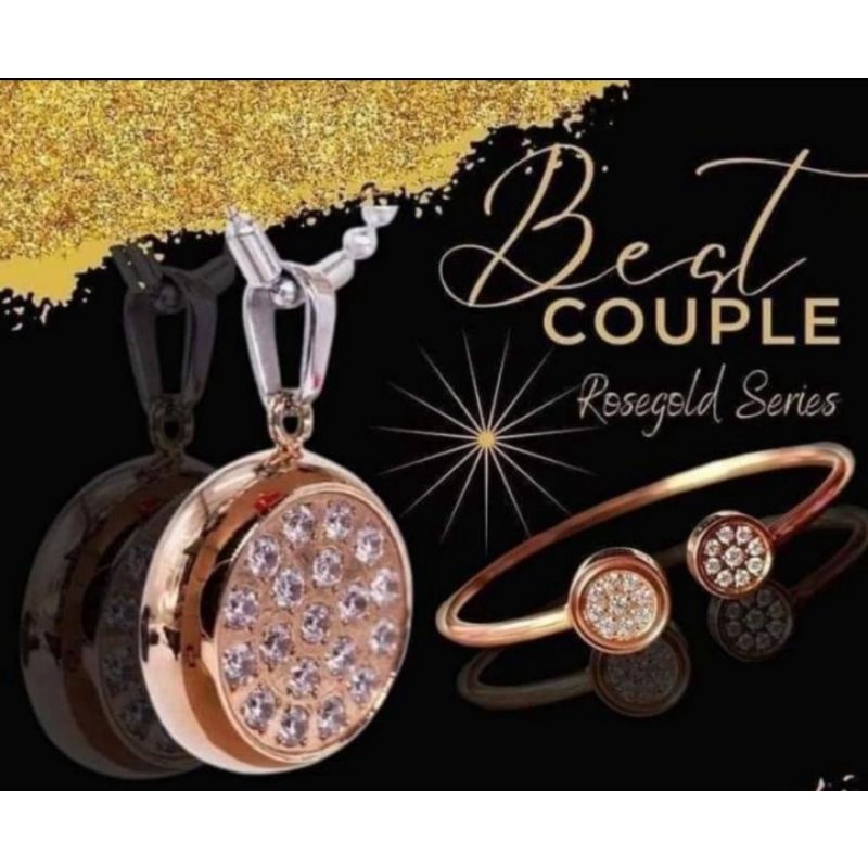 Kalung dan gelang MCI couple Seri Rosegold